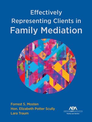 cover image of Effectively Representing Clients in Family Mediation